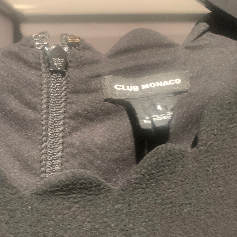 Club Monaco Textured Black Garment